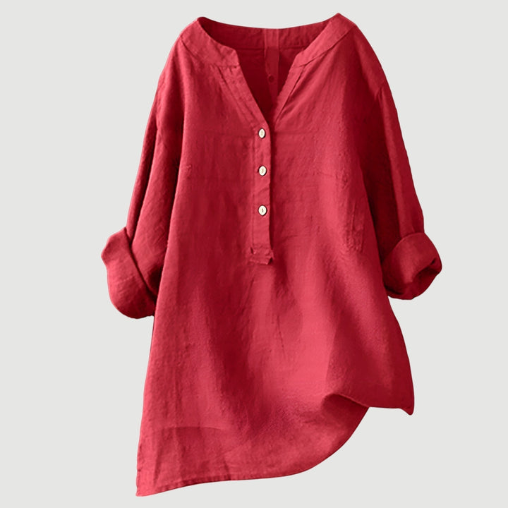 Nancy | Lightweight and Cozy Linen Blouse