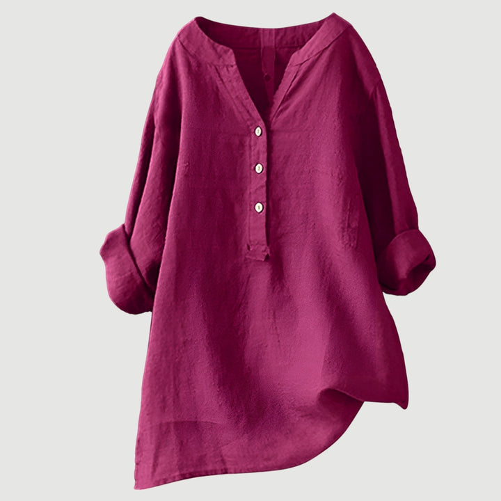 Nancy | Lightweight and Cozy Linen Blouse