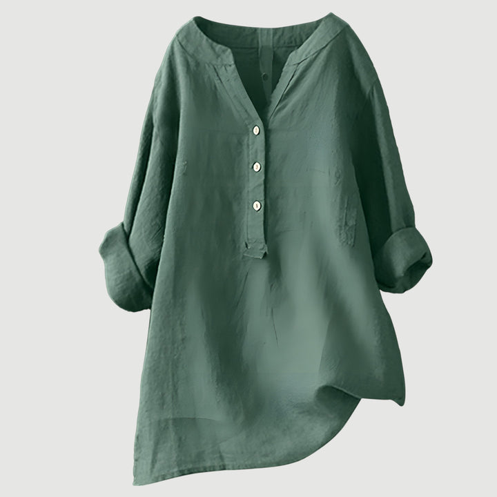 Nancy | Lightweight and Cozy Linen Blouse