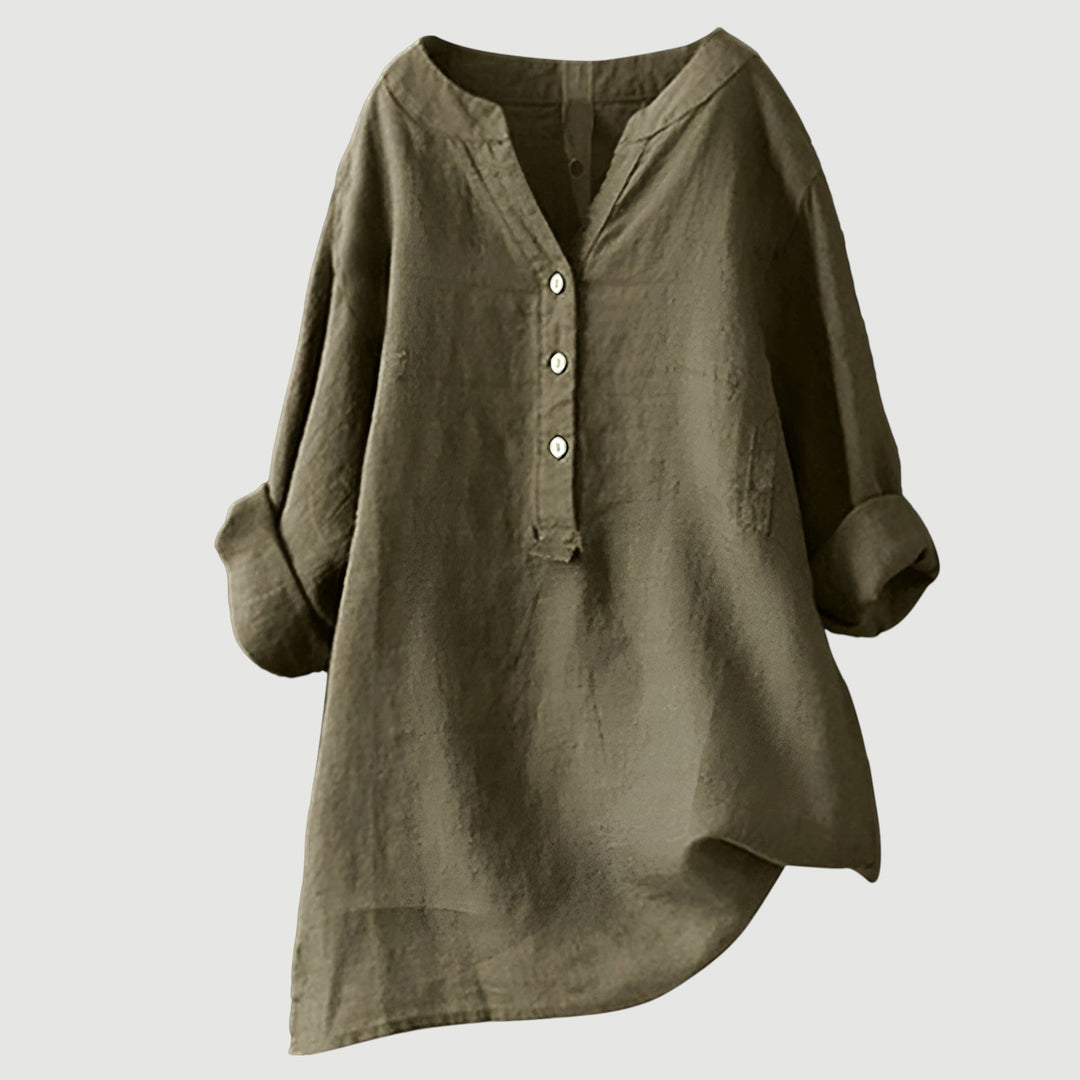 Nancy | Lightweight and Cozy Linen Blouse