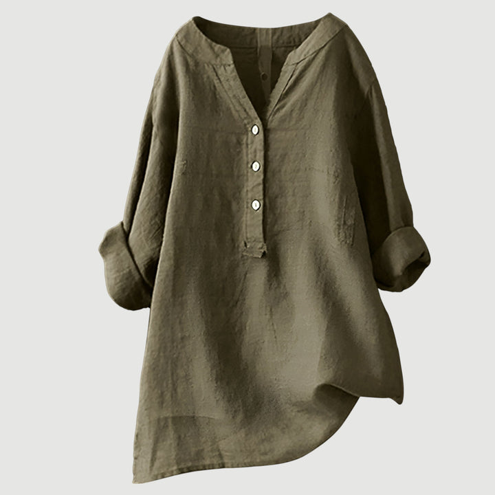 Nancy | Lightweight and Cozy Linen Blouse