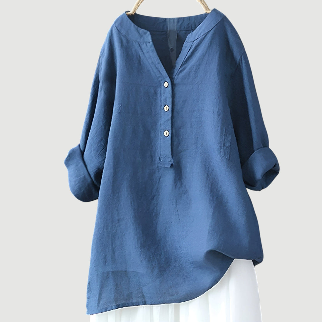 Nancy | Lightweight and Cozy Linen Blouse