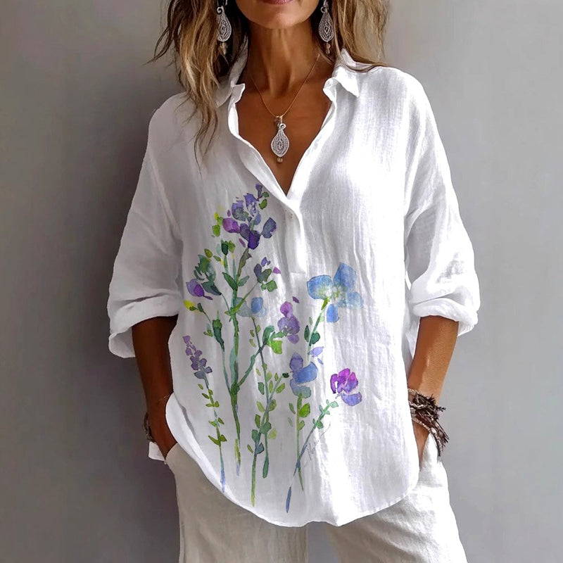 Chic Loose-Fit Blouse for Weekend Elegance