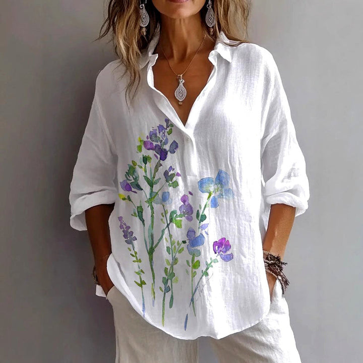 Chic Loose-Fit Blouse for Weekend Elegance