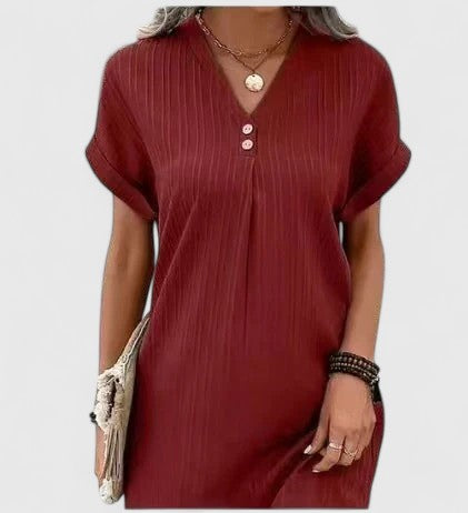 Annie | Elegant Draped Dress