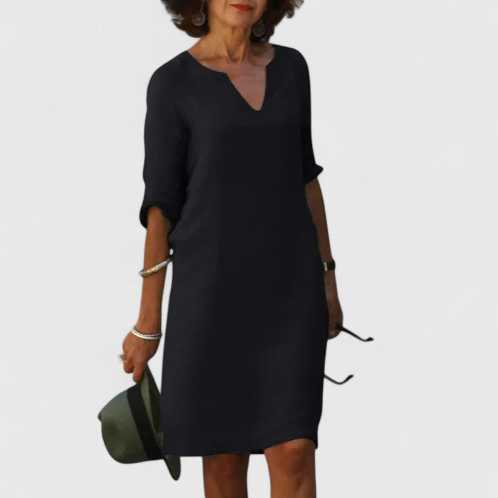 Taylor | Cozy V-Neck Dress