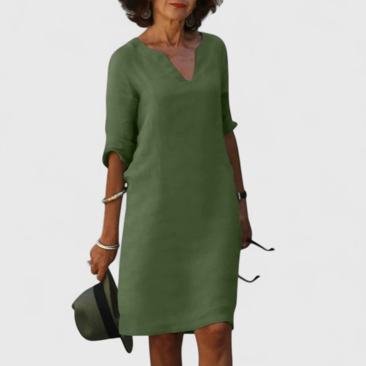 Taylor | Cozy V-Neck Dress