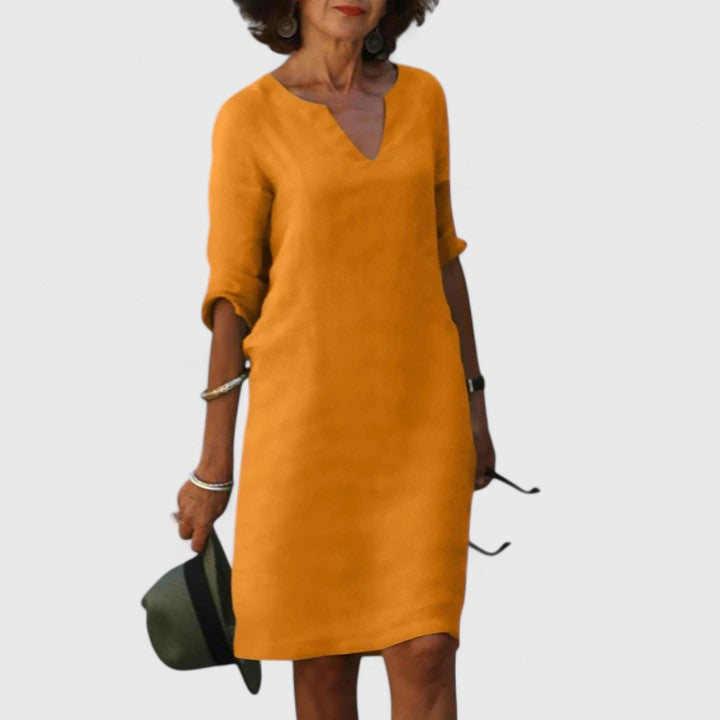 Taylor | Cozy V-Neck Dress