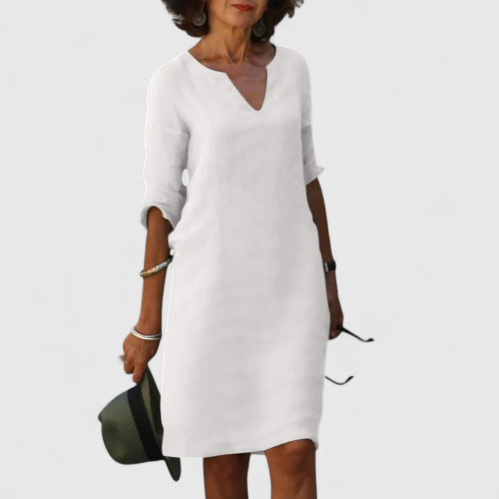 Taylor | Cozy V-Neck Dress