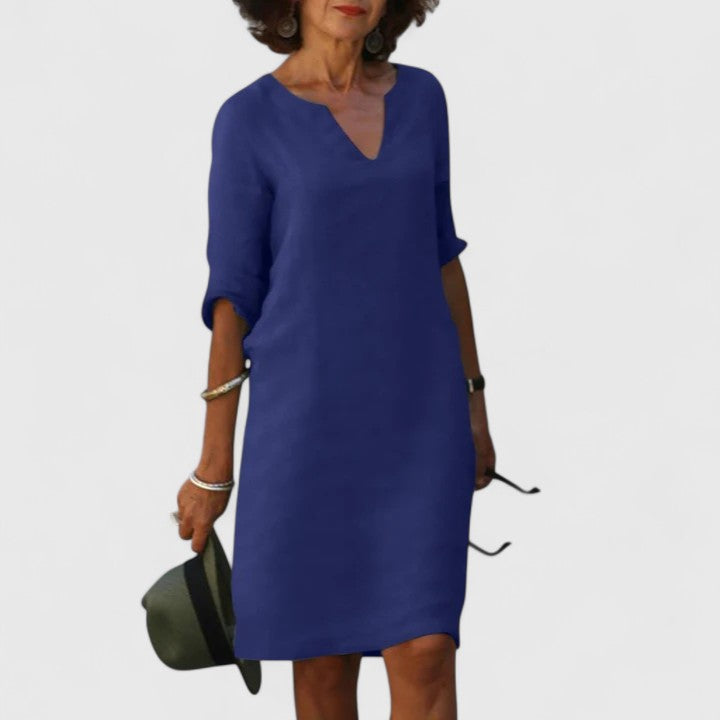 Taylor | Cozy V-Neck Dress