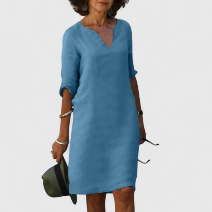 Taylor | Cozy V-Neck Dress