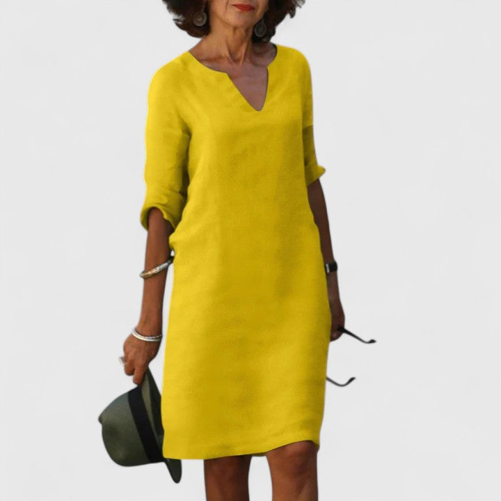 Taylor | Cozy V-Neck Dress