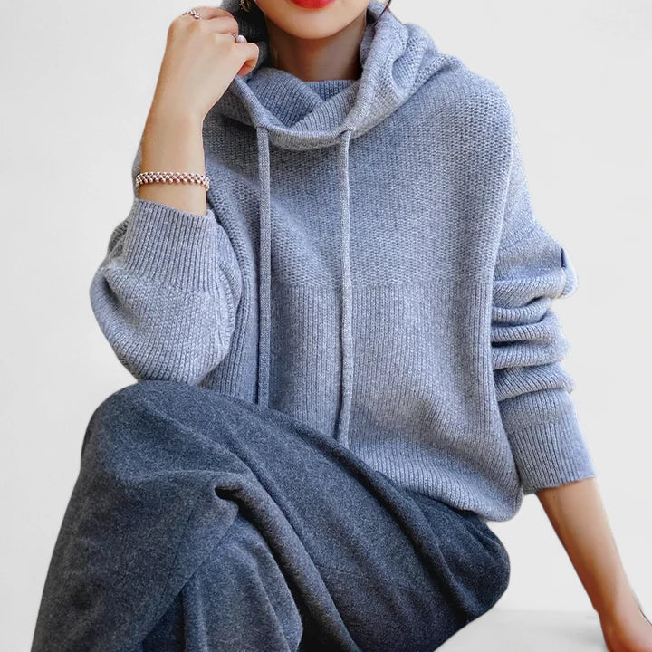 Marie | Cozy Knit Hoodie for Unmatched Comfort
