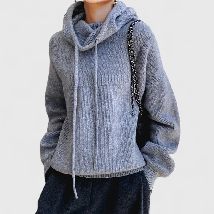 Marie | Soft Knit Hoodie for Ultimate Comfort