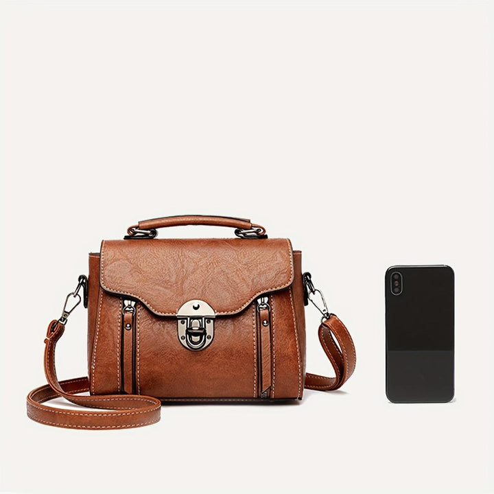 Zoe - Classic Leather Shoulder Bag with Timeless Elegance
