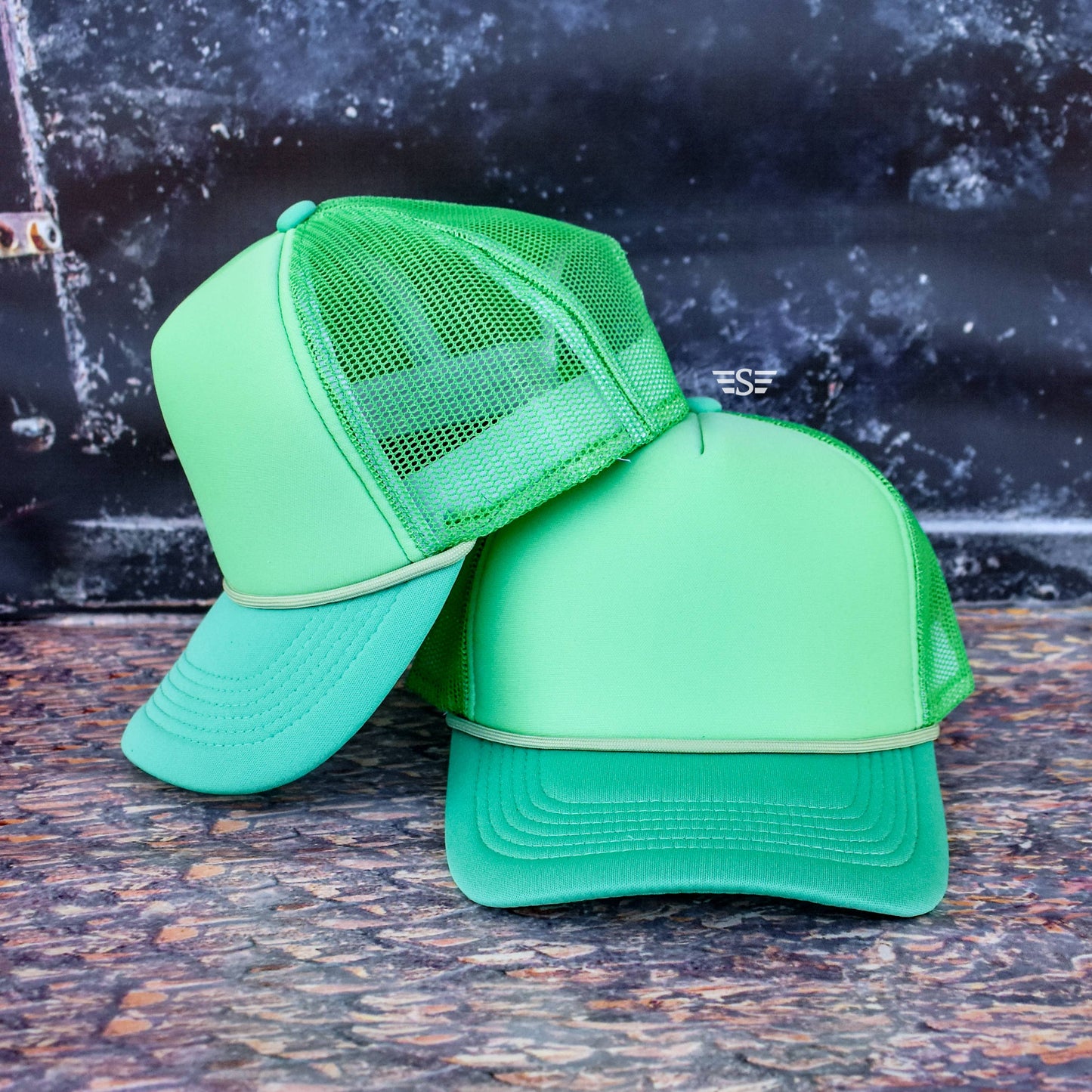 Tri Color Mesh Trucker Cap