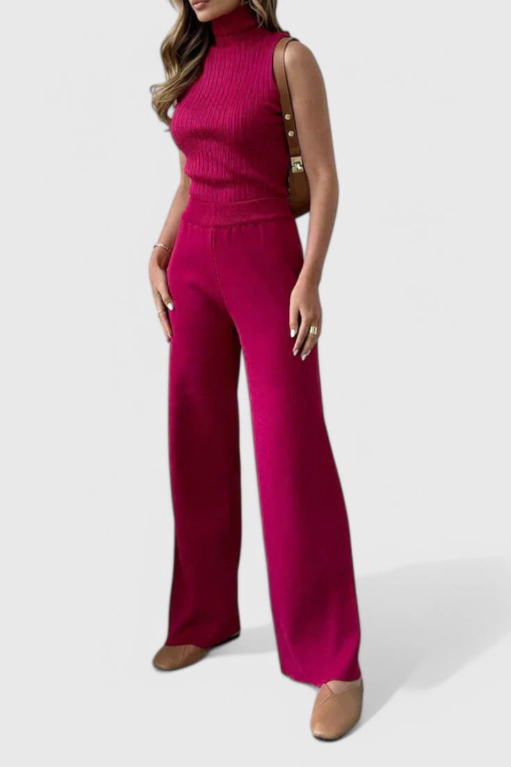 Chic 3-Piece Soft Knit Set by Mahalia