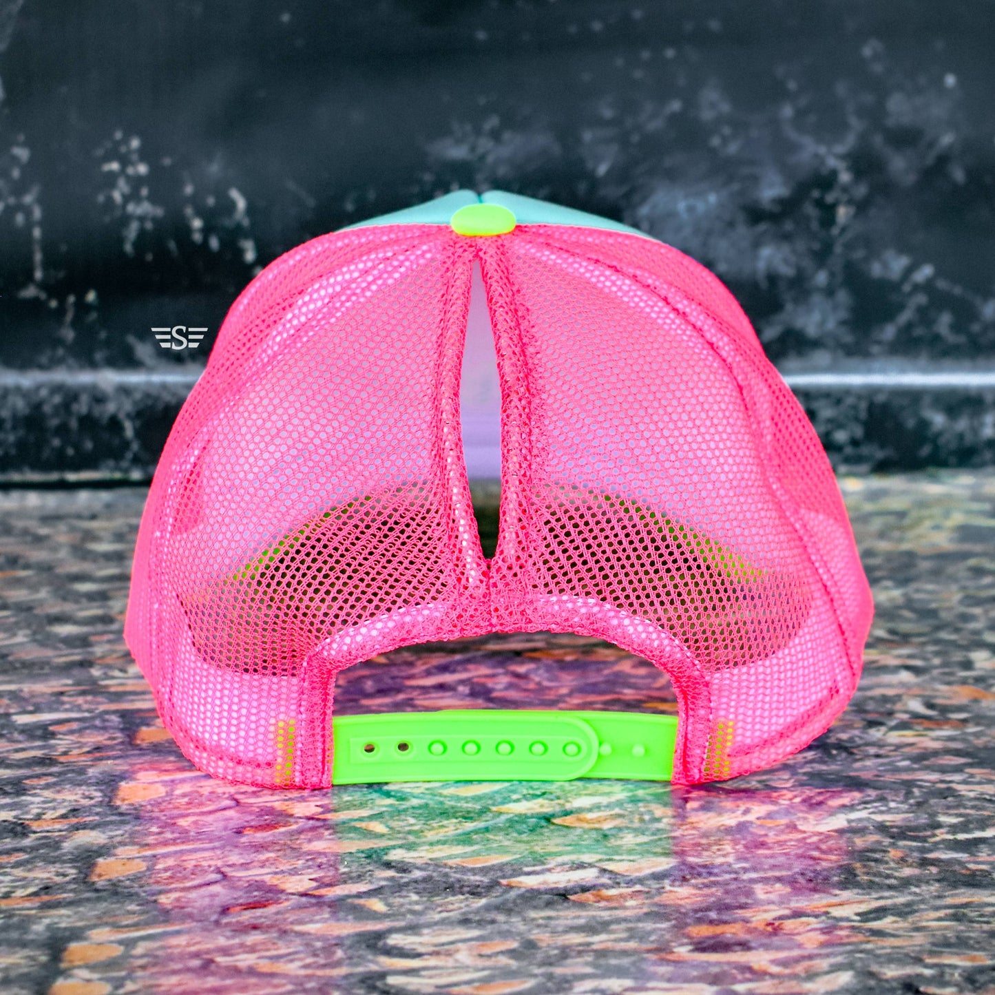 Tri Color Mesh Trucker Cap