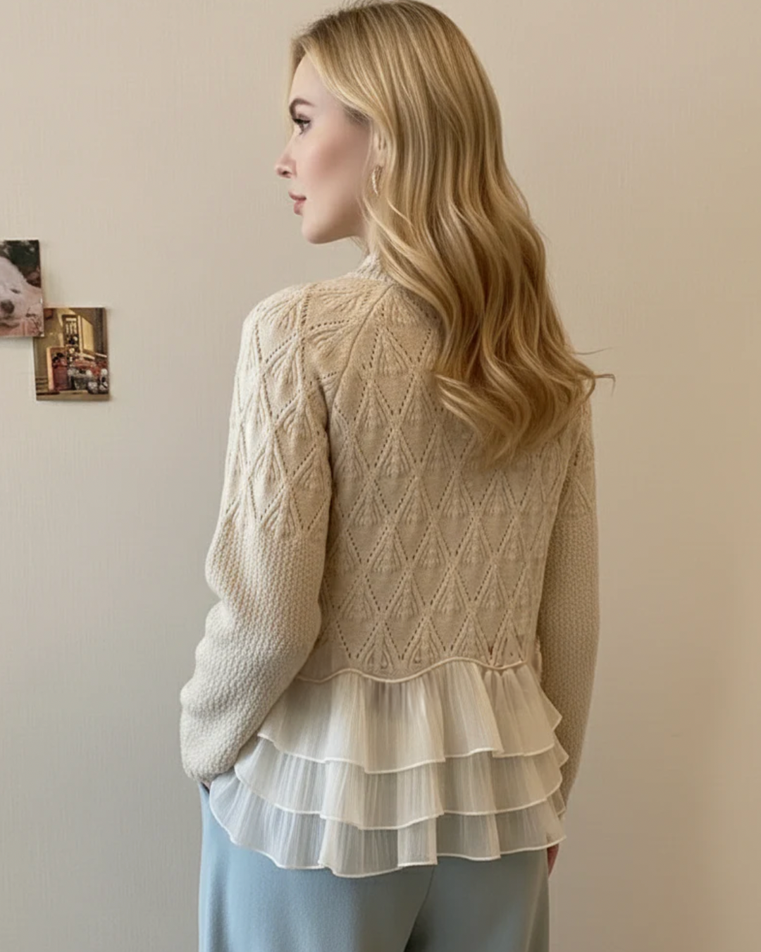Taylor Ruffled Knit Sweater™