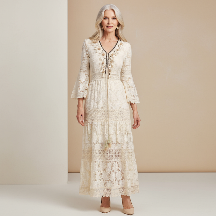 Amary - Bohemian Lace Dress