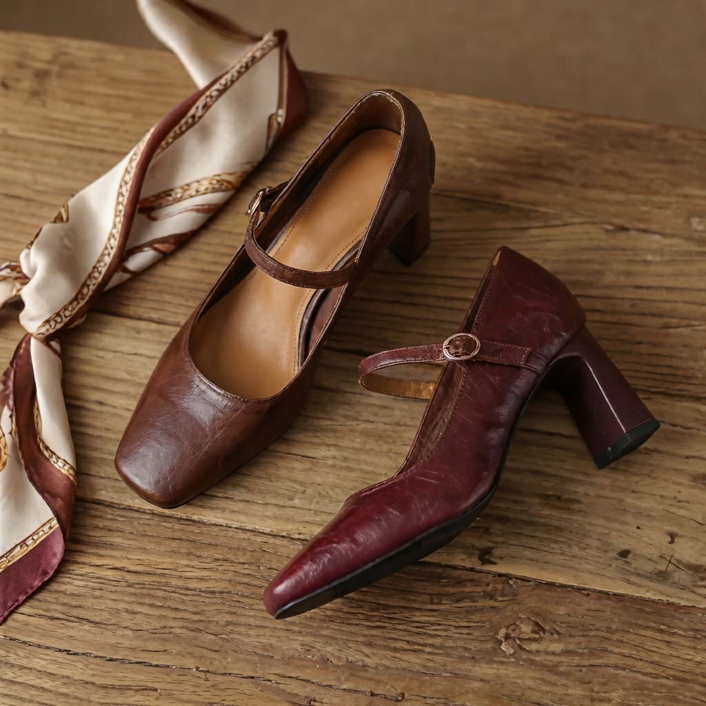 Monroe Leather Strappy Heels