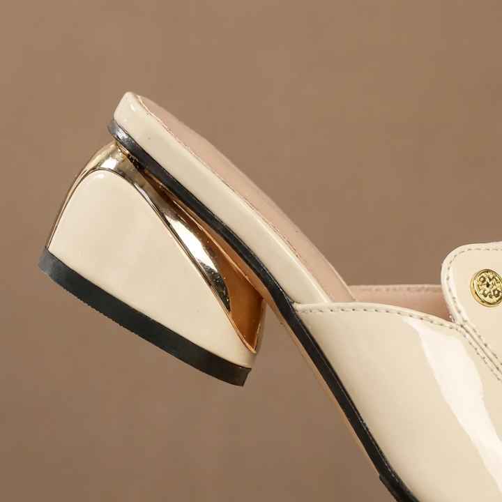 Sorella Glossy Slide Heels