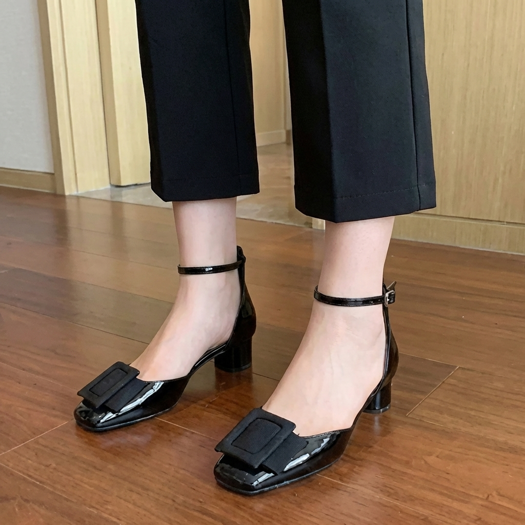 Rosalie Buckled Strap High Heels