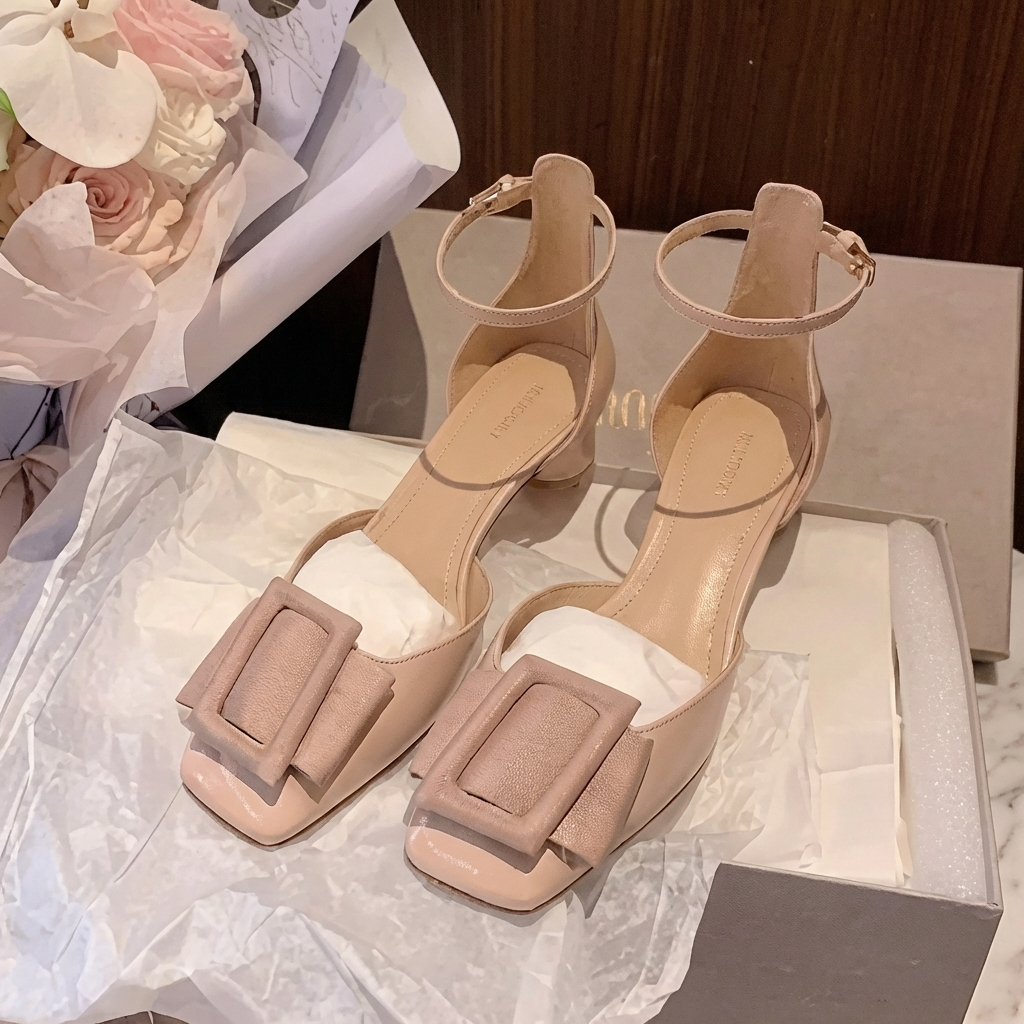 Rosalie Buckled Strap High Heels