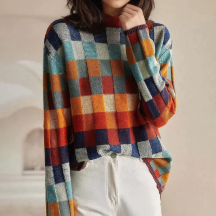 Isla | Retro-Inspired Cozy Knit Sweater