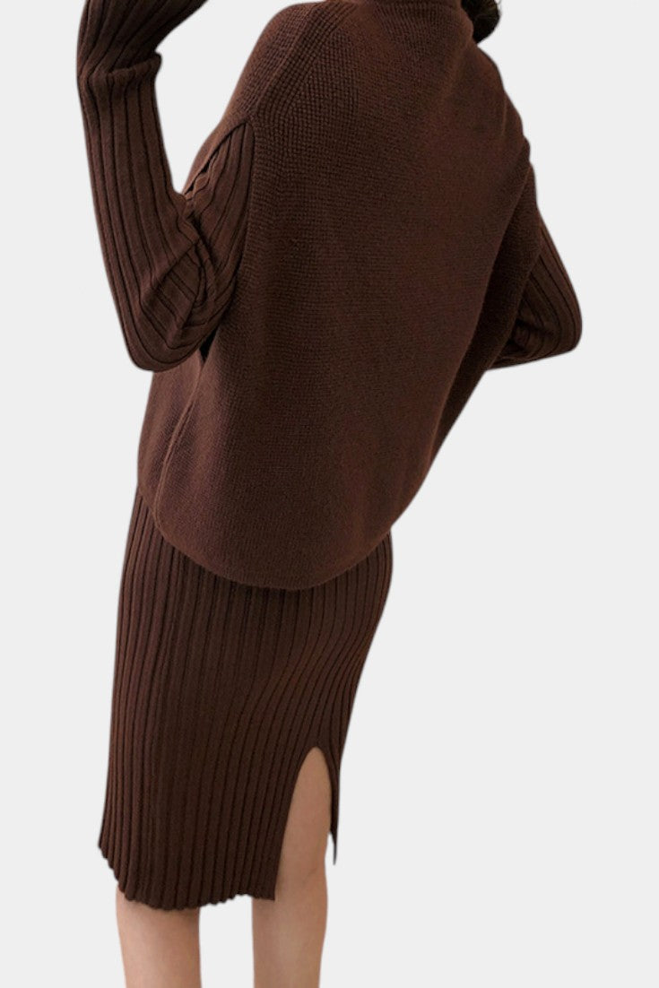 Alectra Ensemble Modern Two-Piece Knit Outfit
