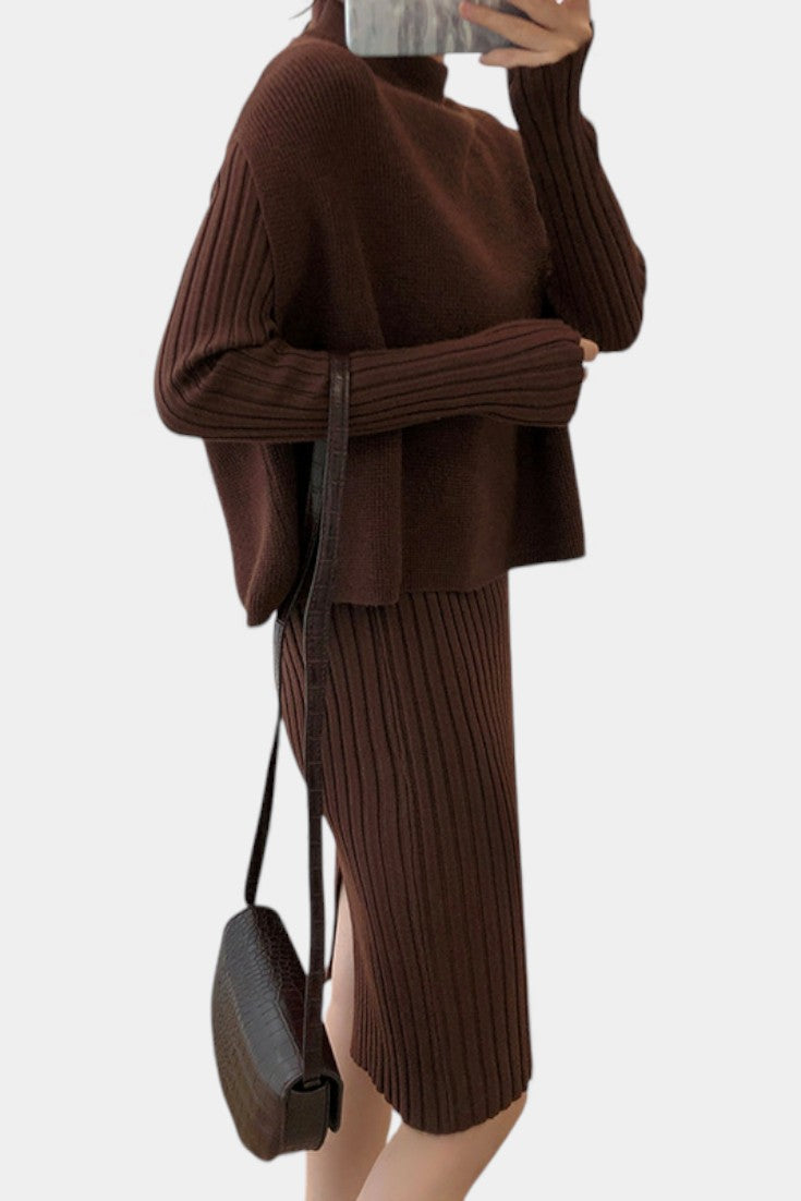 Alectra Ensemble Modern Two-Piece Knit Outfit