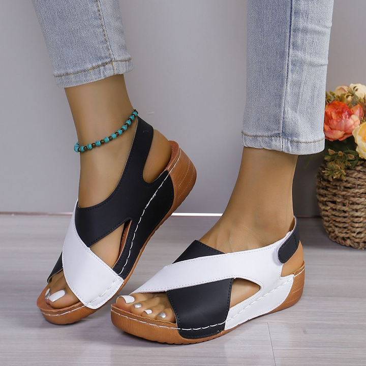 Wolly | Cozy Wedge Support Sandals