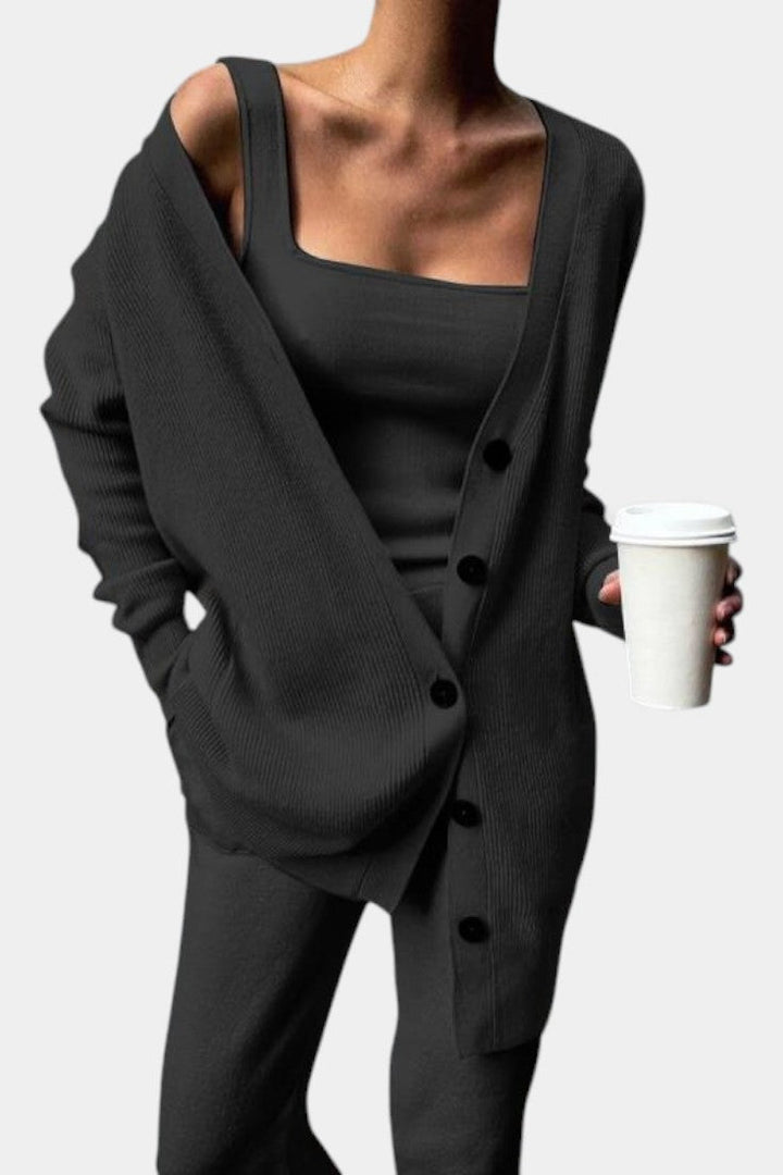 Clélia Cozy Knit Three-Piece Set