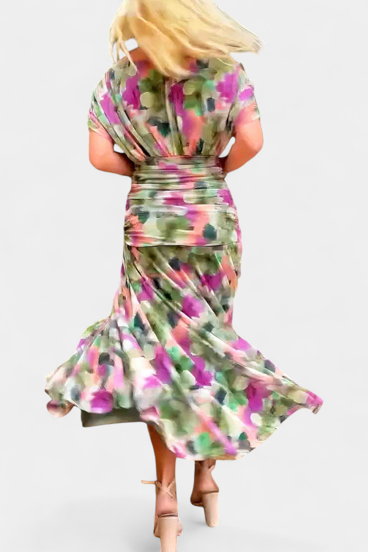 Hayden Laluna® | Chic V-Neck Elegant Dress