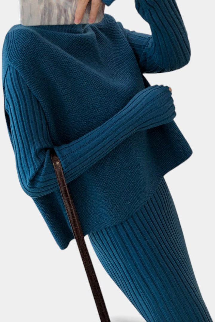Alectra Ensemble Modern Two-Piece Knit Outfit