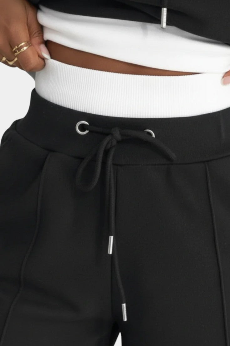 Tiziana Comfy Oversized Hoodie and High-Waisted Pants Ensemble