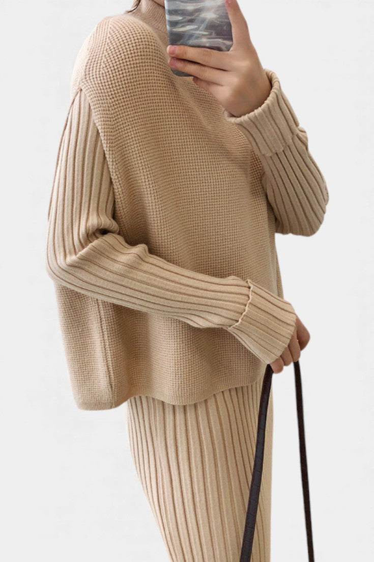 Alectra Ensemble Modern Two-Piece Knit Outfit