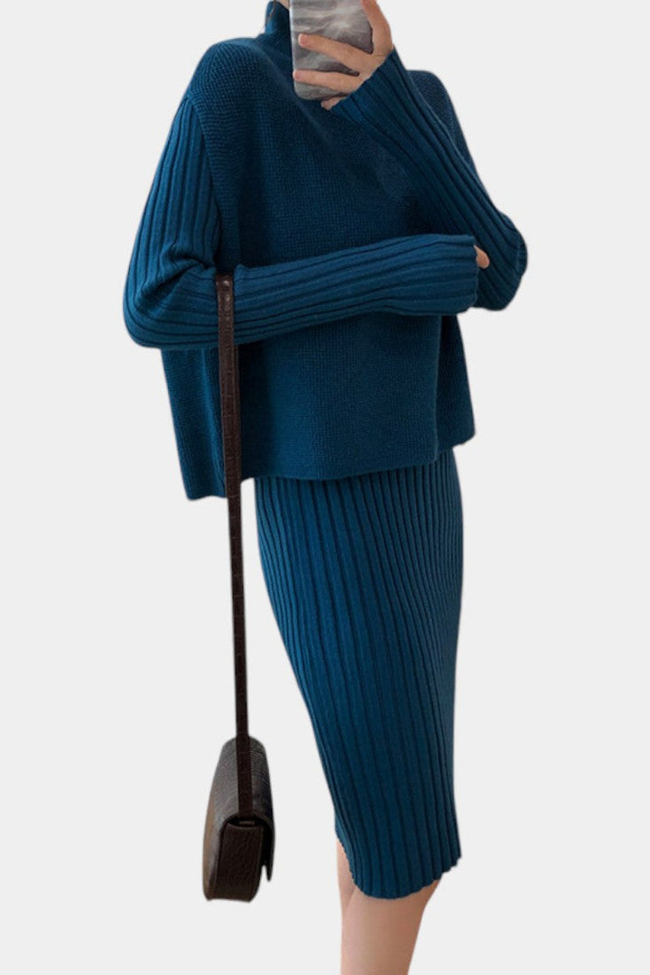 Alectra Ensemble Modern Two-Piece Knit Outfit