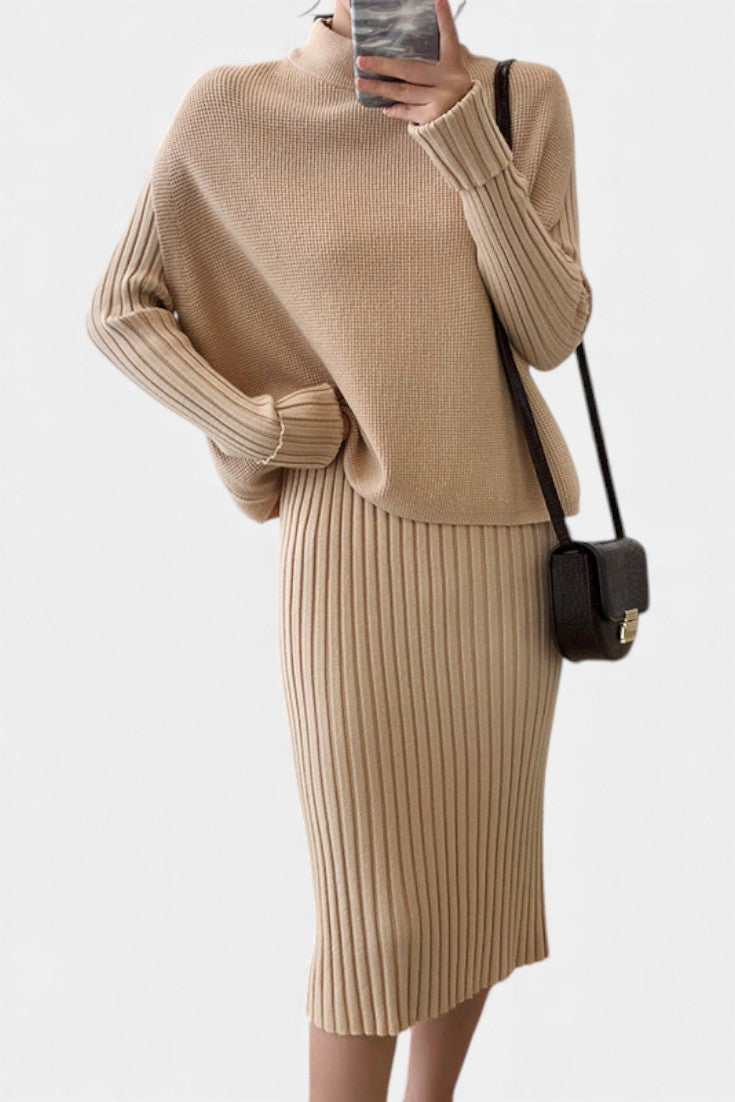 Alectra Ensemble Modern Two-Piece Knit Outfit