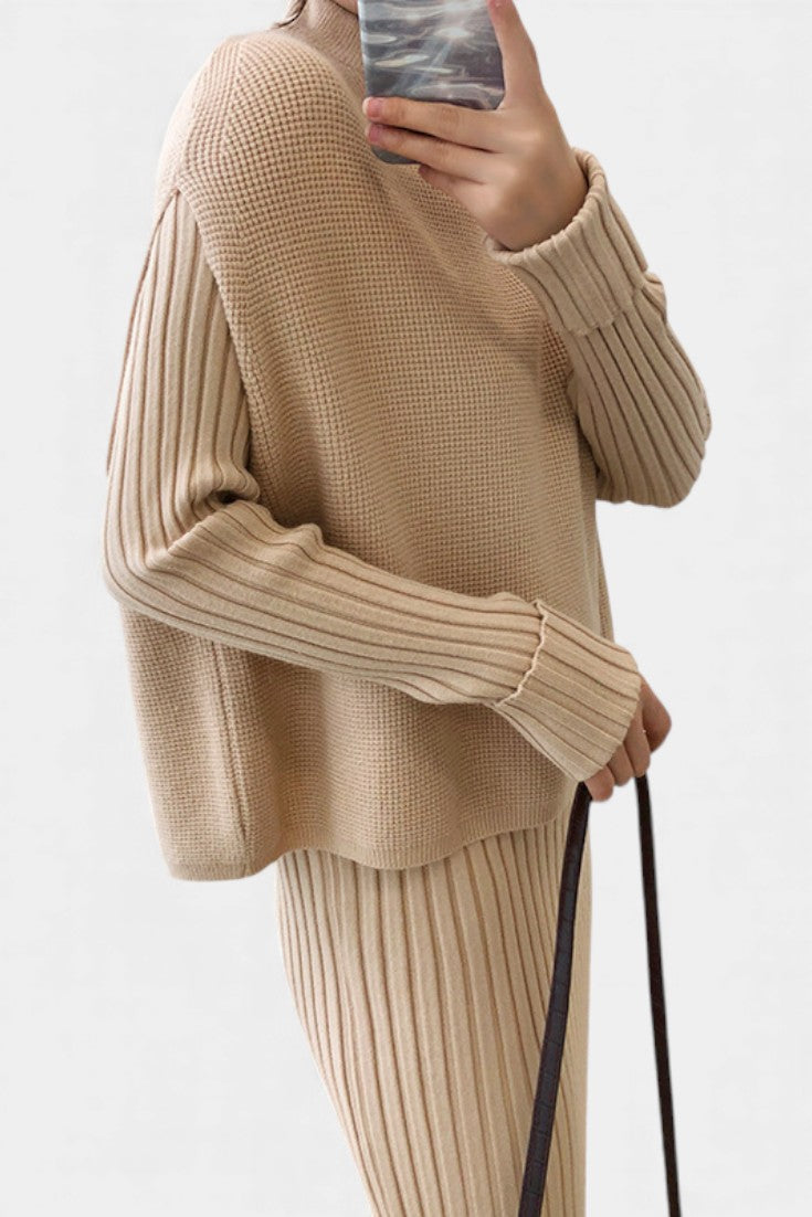 Alectra Ensemble Modern Two-Piece Knit Outfit