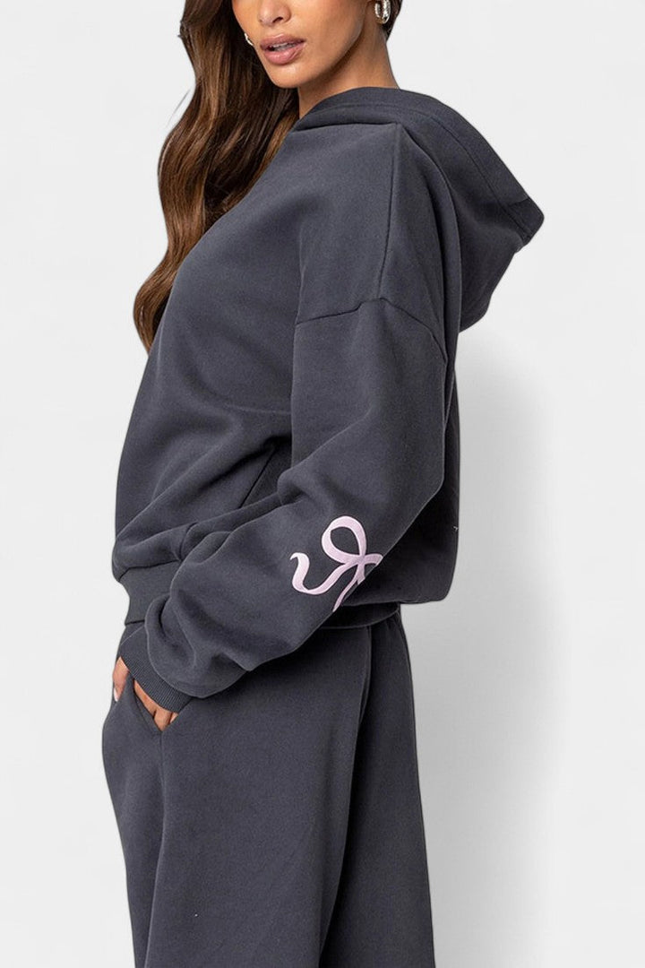 Caleta Cozy Hoodie Set with Flowing Pants