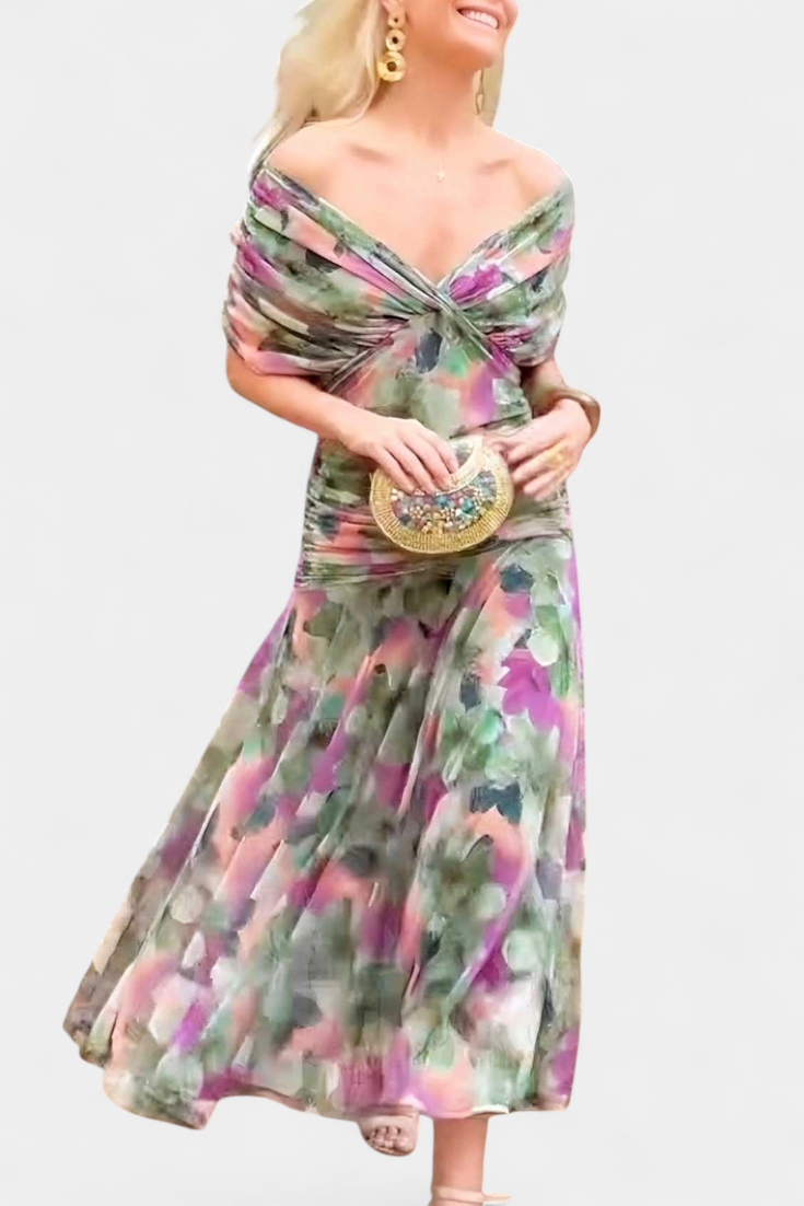 Hayden Laluna® | Sophisticated V-Neck Dress