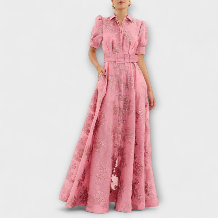 Anabella - Short Puff Sleeve Dress