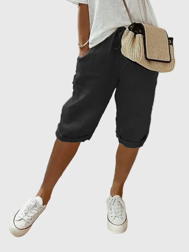 Grace | Lightweight Cotton-Linen Shorts