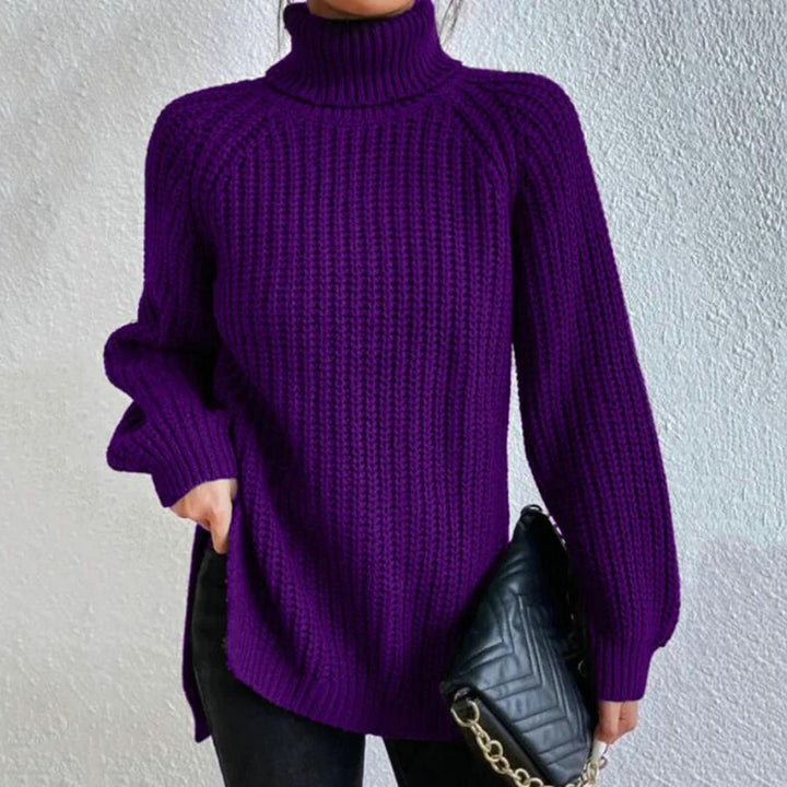 MEGAN | Chic Turtleneck Knit Sweater – Effortless Comfort, Timeless Style
