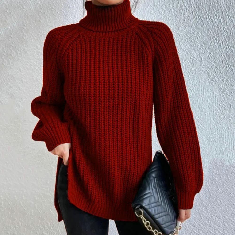 MEGAN | Chic Turtleneck Knit Sweater – Effortless Comfort, Timeless Style