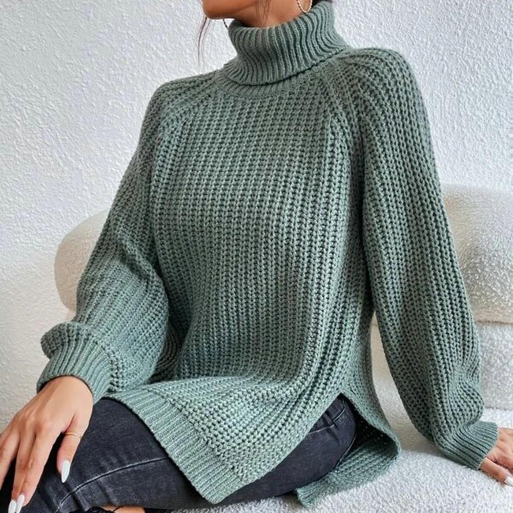 MEGAN | Chic Turtleneck Knit Sweater – Effortless Comfort, Timeless Style