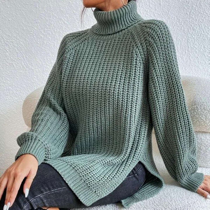 MEGAN | Chic Turtleneck Knit Sweater – Effortless Comfort, Timeless Style
