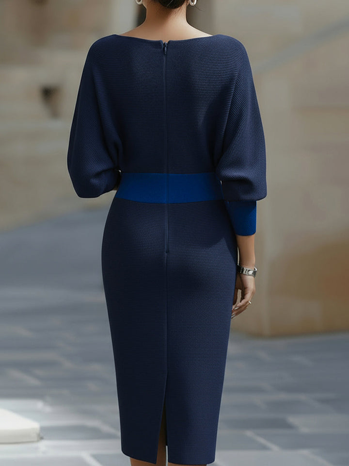 Brielle | Elegant Draped Midi Dress