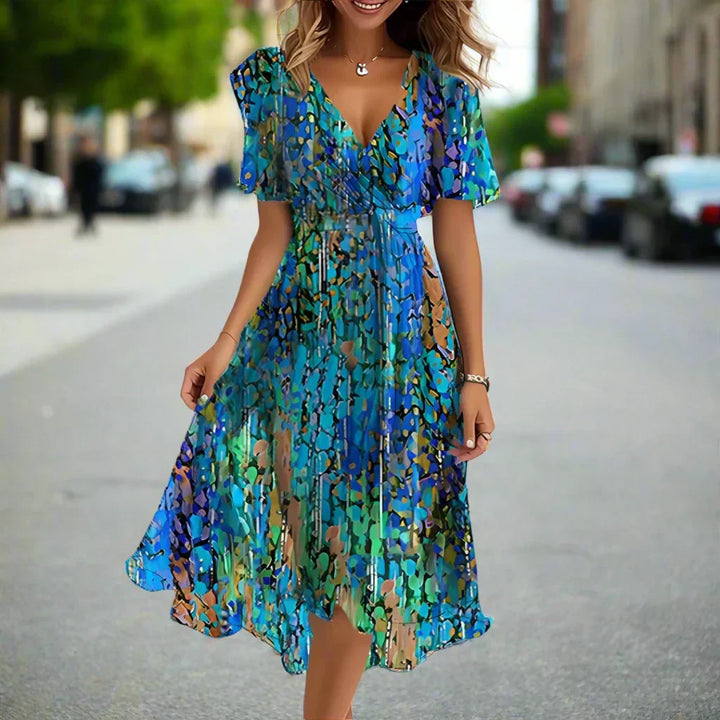 Arabella - Floral Print Summer Dress
